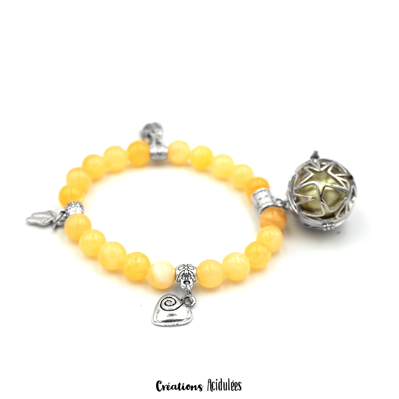 Bracelet de grossesse - Jade (jaune)